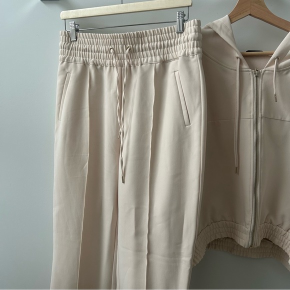 Cream Zip Hoodie & Jogger Set - Picture 7 of 10